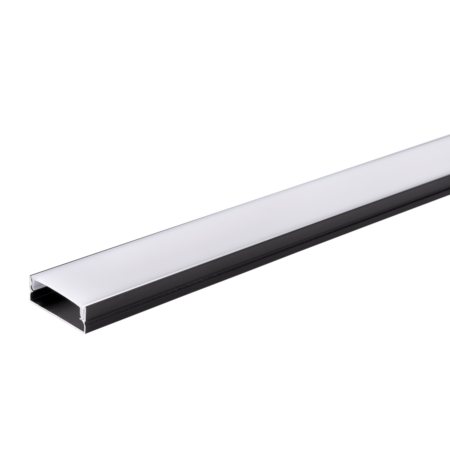 5116.jpg ALU PROFIL ZA LED TRAKE NADGRADNI CRNI 2M 30X10cm