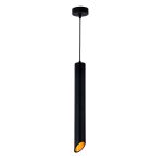 Hanging Fixture Black Body Gold Inner Range GU10, MR16 Fitting