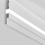 Aluminium Profile for Ceiling White body/White cover L=2M