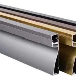 Aluminium Profile for Floor Silver Colour L=2M