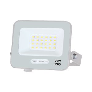 LED SMD Floodlight White Body IP65 with 15 cm Cable