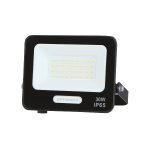 LED SMD Floodlight Black Body IP65 with 15 cm Cable