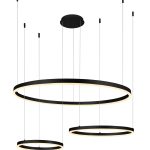 LED Pendant Lamp 70W Sand Black