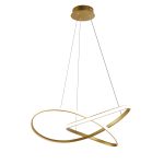 LED Pendant Lamp 30W Satin Gold