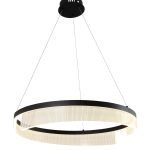 LED Pendant Lamp 23W Sand Black