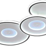 LED Ceiling Lamp 106W Sand Black