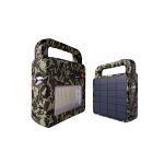 Solar Portable Bluetooth Speaker+Lamp Camouflage