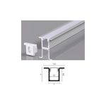 ALUMINIJUMSKI PROFIL ZA LED TRAKE UGRADNI 2M