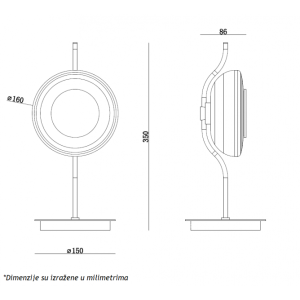MONARI 23 STONA LAMPA 1.5W 3000K