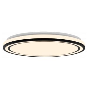 LED PLAFONJERA 36W CCT CRNA 2700lm Ф485x65mm