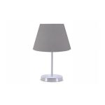 STONA LAMPA 1xE27 GRAY/SILVER
