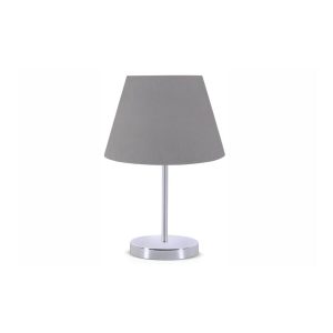 STONA LAMPA 1xE27 GRAY/SILVER