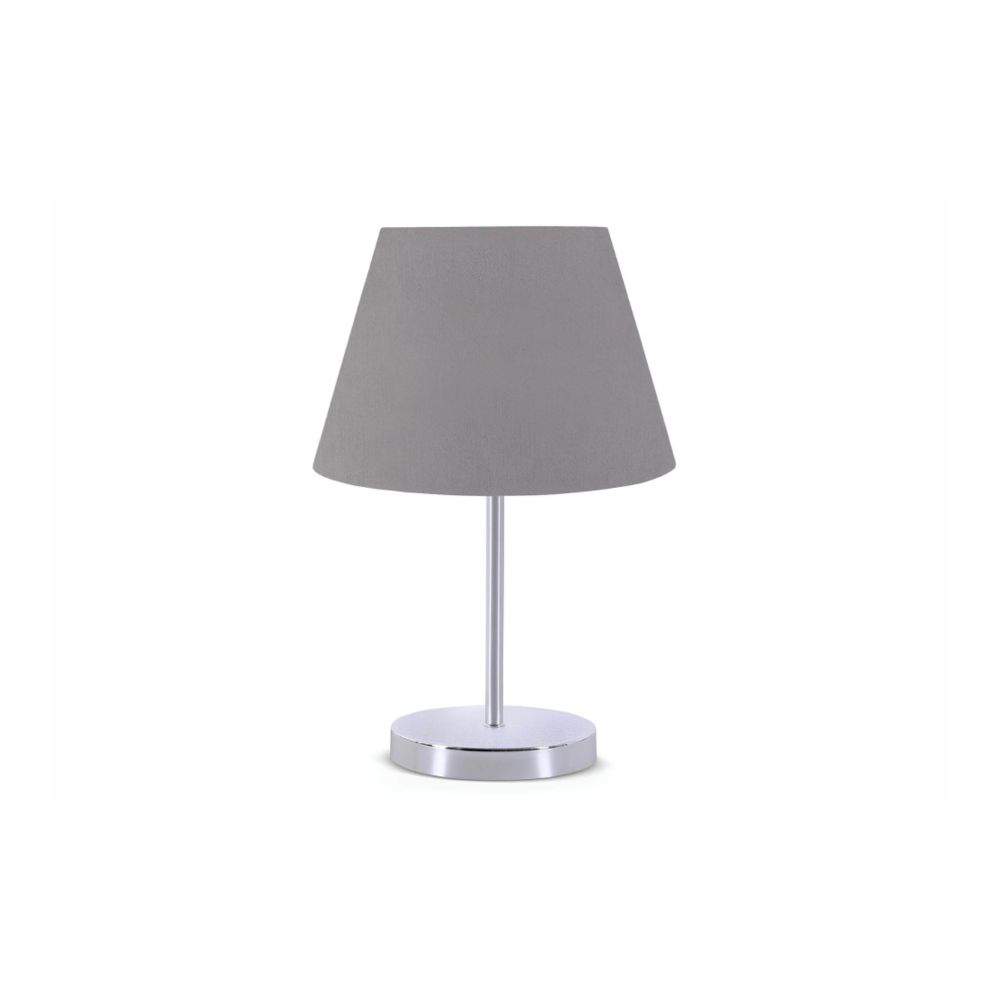 STONA LAMPA 1xE27 GRAY/SILVER
