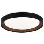 LED PLAFONJERA 54W CCT CRNA/ORAH KRUG MEMORI-DIM-KONTROLA Φ485x80mm