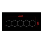 HEKSAGON SET 5 HEX 199W 6000K 23880lm IP20 LINIJSKI