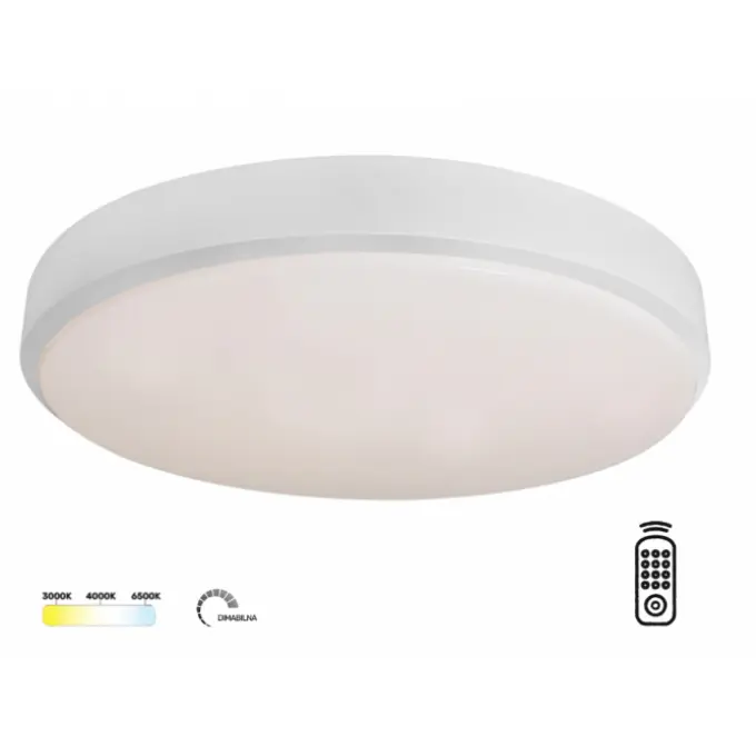 SOLEA 87 LED PLAFONJERA 40W CCT BELA DIMABILNA