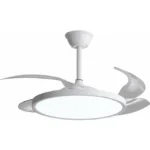 LED PLAFONJERA VENTILATOR 36W CCT BELA SLIM + DALJINSKA KONTROLA