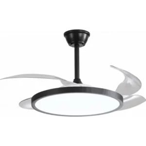 LED PLAFONJERA VENTILATOR 36W CCT CRNA SLIM + DALJINSKA KONTROLA